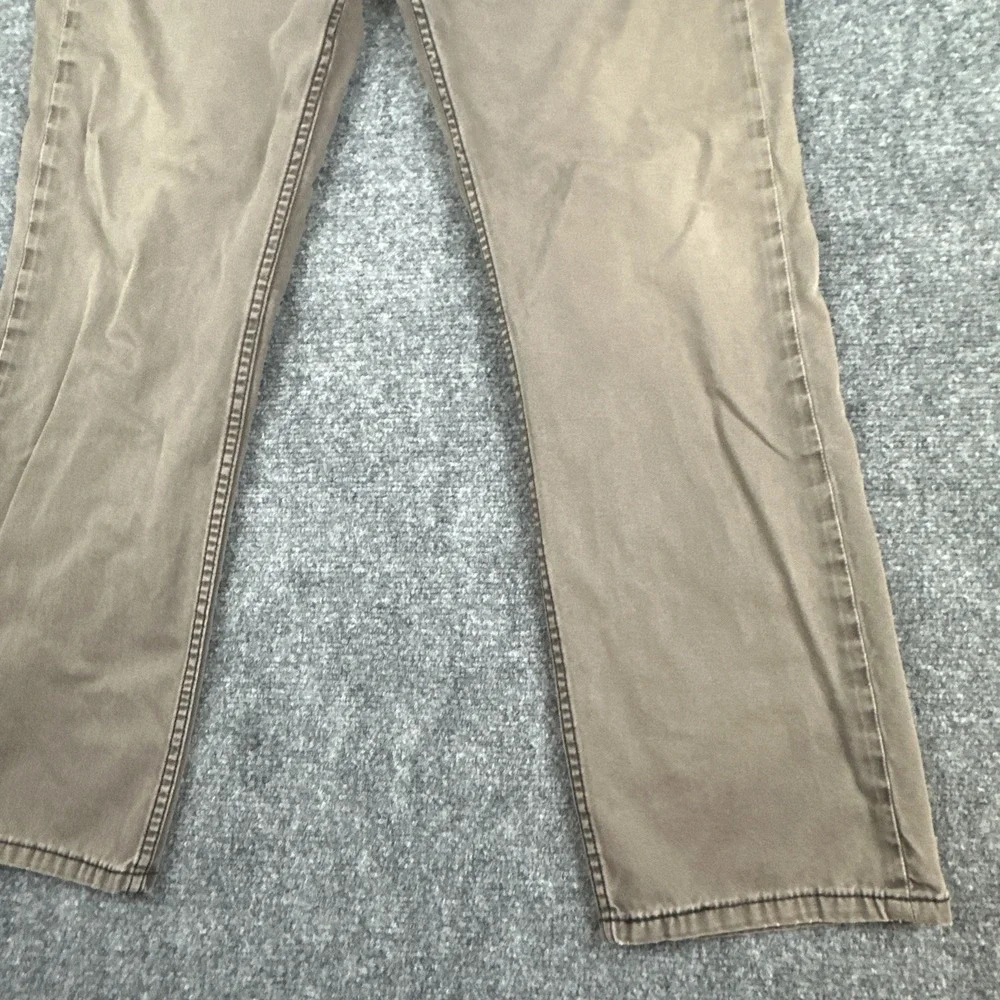 Levi's 514 Straight Fit Twill Pants 34x30 Vintage 2013 Grey White Tab
